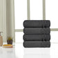 Luxury 4 Piece Hand Towels, 625 Gsm,Charcoal