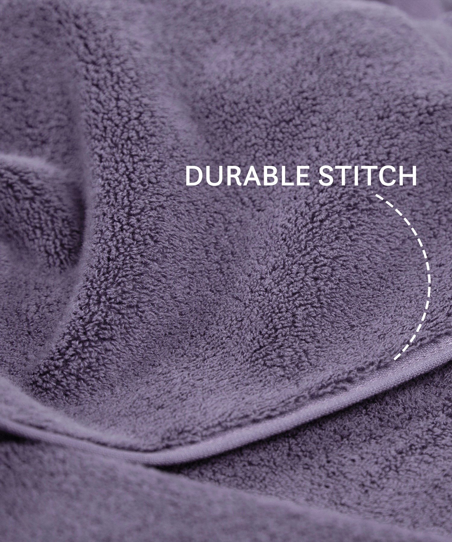 Luxury 6 Pc Towel set, 625 GSM, Antimicrobial, Premium Cotton, Purple