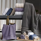 Luxury 6 Pc Towel set, 625 GSM, Antimicrobial, Premium Cotton, Purple