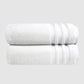 Luxury 2Pc Bath Towel Set , 625 Gsm,White