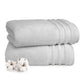 Luxury 2 PC Bath Towel Set, Grey