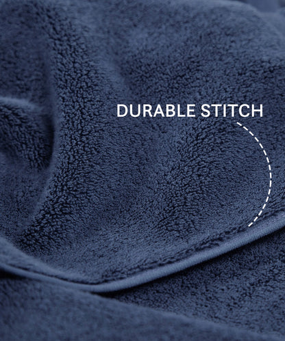 Luxury 2 PC Bath Towel Set, Navy