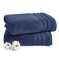 Luxury 2 PC Bath Towel Set, Navy