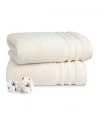 Luxury 2 PC Bath Towel Set, Linen|625 GSM Cotton|Anti Microbial