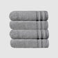 Luxury 4 Piece Hand Towels, 625 Gsm,Grey