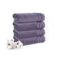 Luxury 4 Piece Hand Towels, 625 Gsm, Purple Ash
