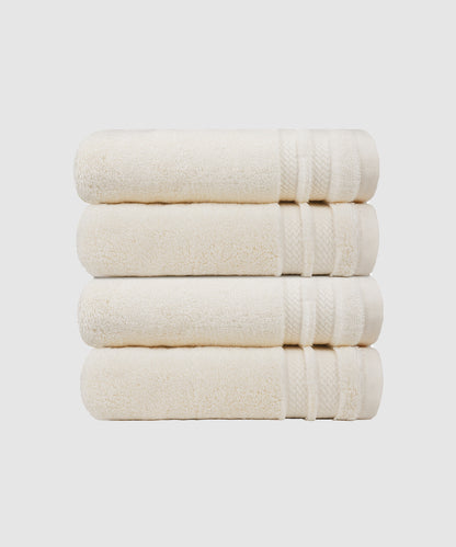 Luxury 4 Piece Hand Towels, 625 Gsm,Linen