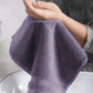 Luxury 6 Pc Face Towel set, 625 GSM, Antimicrobial, Premium Cotton, Purple