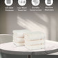 Luxury 6 PC Face Towel Set, Linen