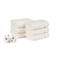 Luxury 6 PC Face Towel Set, Linen
