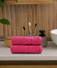 Comfort Living 2Pc Hand Towel ,400 Gsm, Quicky Dry, Candy Glow