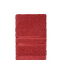 Comfort Living 2Pc Hand Towel ,400 Gsm, Quicky Dry, Tango Tomato