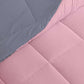 Soft Comfort Double Comforter, 200 GSM, Micro Polyester, Rose Dust