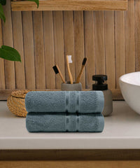 Comfort Living 2Pc Hand Towel ,400 Gsm, Quicky Dry, New Grey