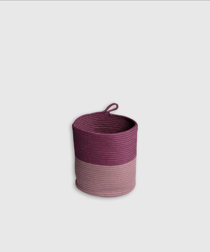 Classic 1 PC Small Laundry Basket, Maroon| 100 % Poly Propylene