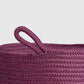 Classic 1 PC Medium Laundry Basket, Maroon| 100 % Poly Propylene