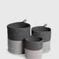 Classic 1 PC Small Laundry Basket, Charcoal| 100 % Poly Propylene