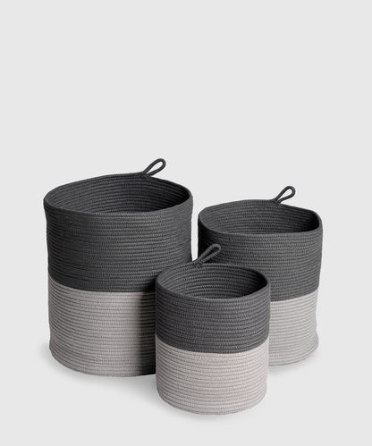 Classic 1 PC Small Laundry Basket, Charcoal| 100 % Poly Propylene