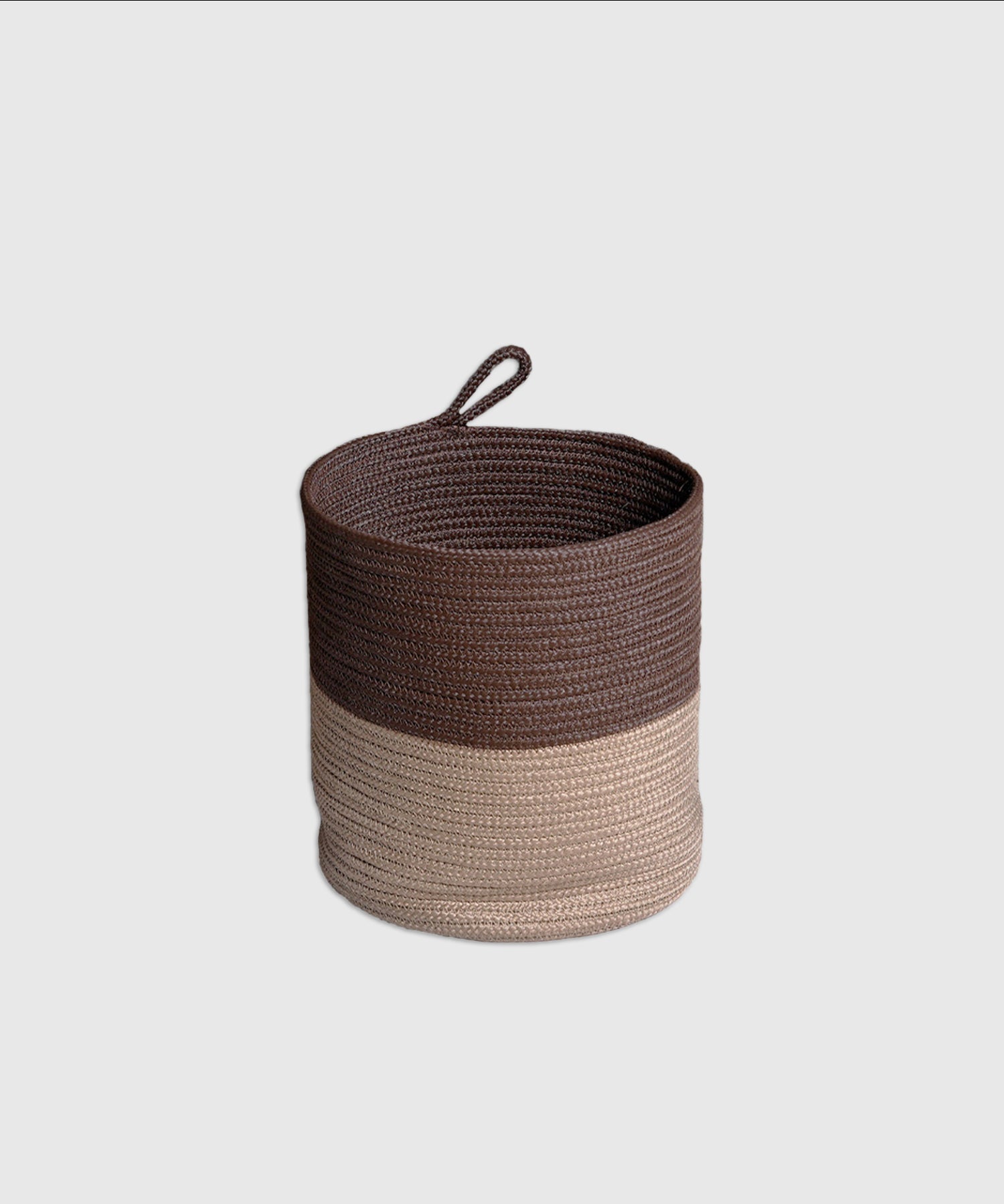 Classic Storage 1 PC Large Laundry Basket, 100 % Poly Propylene,Brown