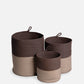 Classic 1 PC Large Laundry Basket, Brown| 100 % Poly Propylene