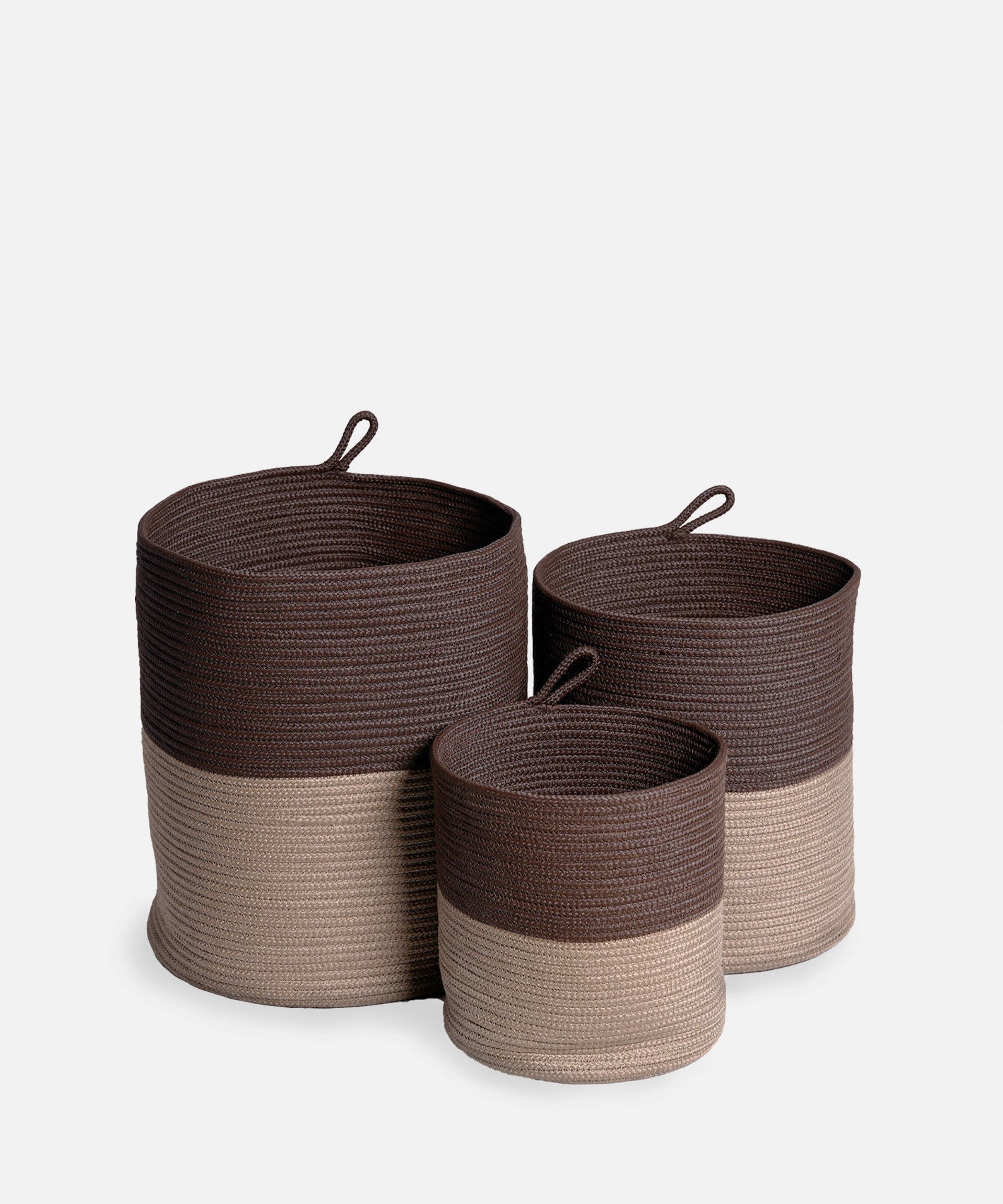 Classic Storage 1 PC Large Laundry Basket, 100 % Poly Propylene,Brown
