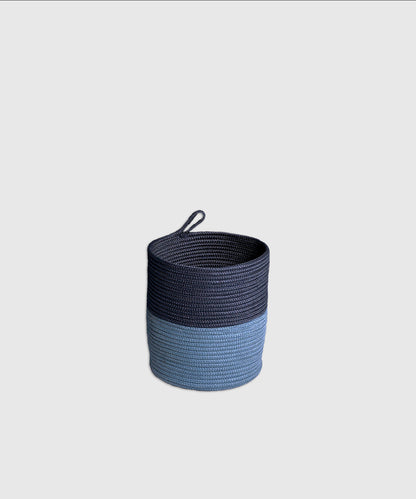 Classic 1 PC Small Laundry Basket, Blue| 100 % Poly Propylene