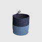 Classic Storage 1 PC Medium Laundry Basket, 100 % Poly Propylene,Blue