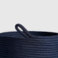 Classic Storage 1 PC Medium Laundry Basket, 100 % Poly Propylene,Blue