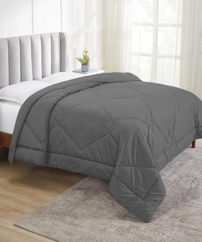 Nectarsoft Signature Comforter,400 Tc, Classic Grey