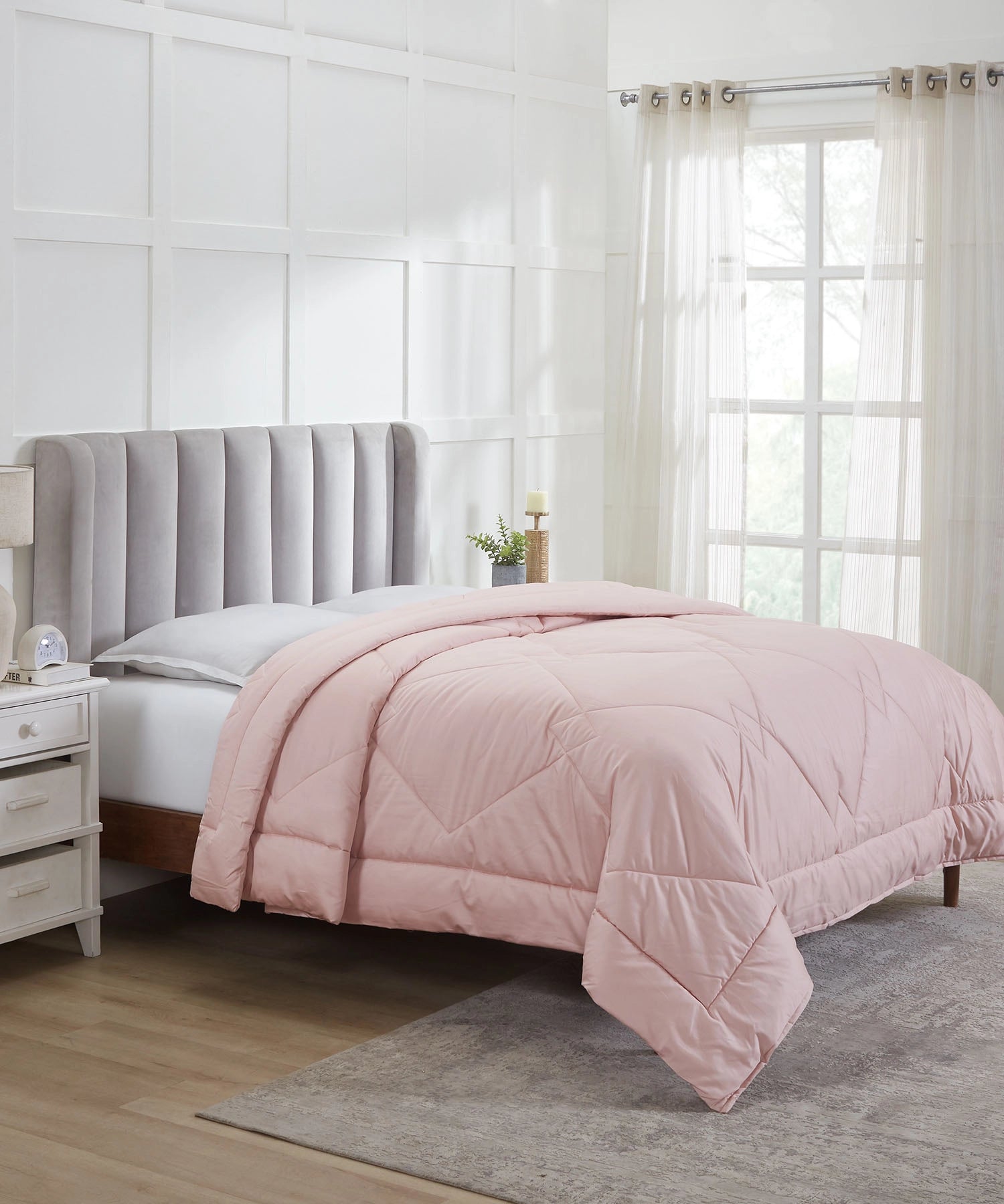 Nectarsoft Signature Comforter,400 Tc, Blush