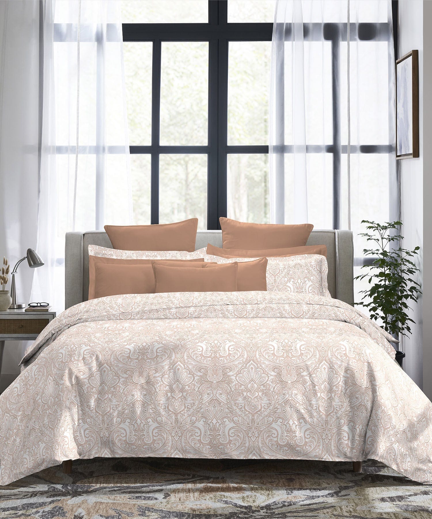 Buy 400TC Nectarsoft Cotton King Bedsheet Set - Aria – myTrident India