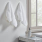 Luxury 2Pc Hand Towel set,625 GSM , Antimicrobial, Premium Cotton, Delica White