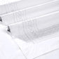 Nectarsoft Luxe Living Solid King Bedsheet ,300 TC ,100% Cotton, Watson, Snow White