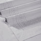 Nectarsoft Luxe Living Solid King Bedsheet Set, Watson, Silver Cloud|300 TC Cotton| 2 Pillow Cover