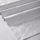 Nectarsoft Luxe Living Solid King Bedsheet Set, Windsor, Silver Cloud|300 TC Cotton| 2 Pillow Cover