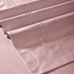 Nectorsoft Luxe Living Solid King Bedsheet Set, Windsor, Peach Bloom|300 TC Cotton| 2 Pillow Cover