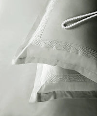 Nectarsoft Luxe Living Solid King Bedsheet Set, Hilton, Desert Sage|300 TC Cotton| 2 Pillow Cover