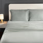 Nectarsoft Luxe Living Solid King Bedsheet ,300 TC ,100% Cotton,Renoir, Desert Sage