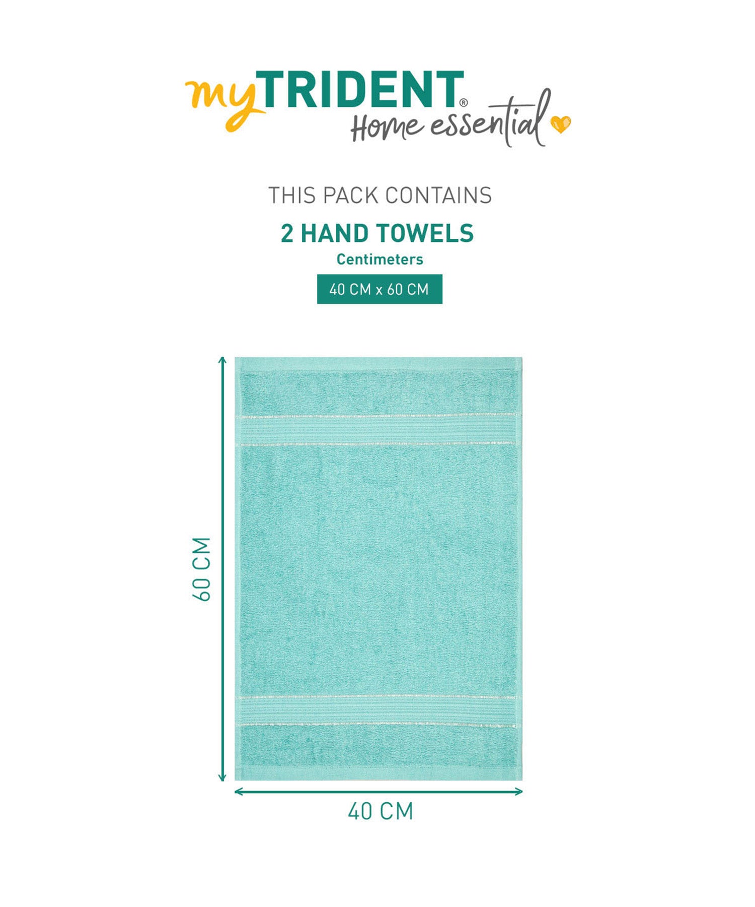 2Pc Hand Towel Set