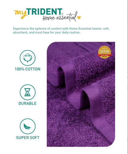 Home Essential Hand Towel,Royal Purple