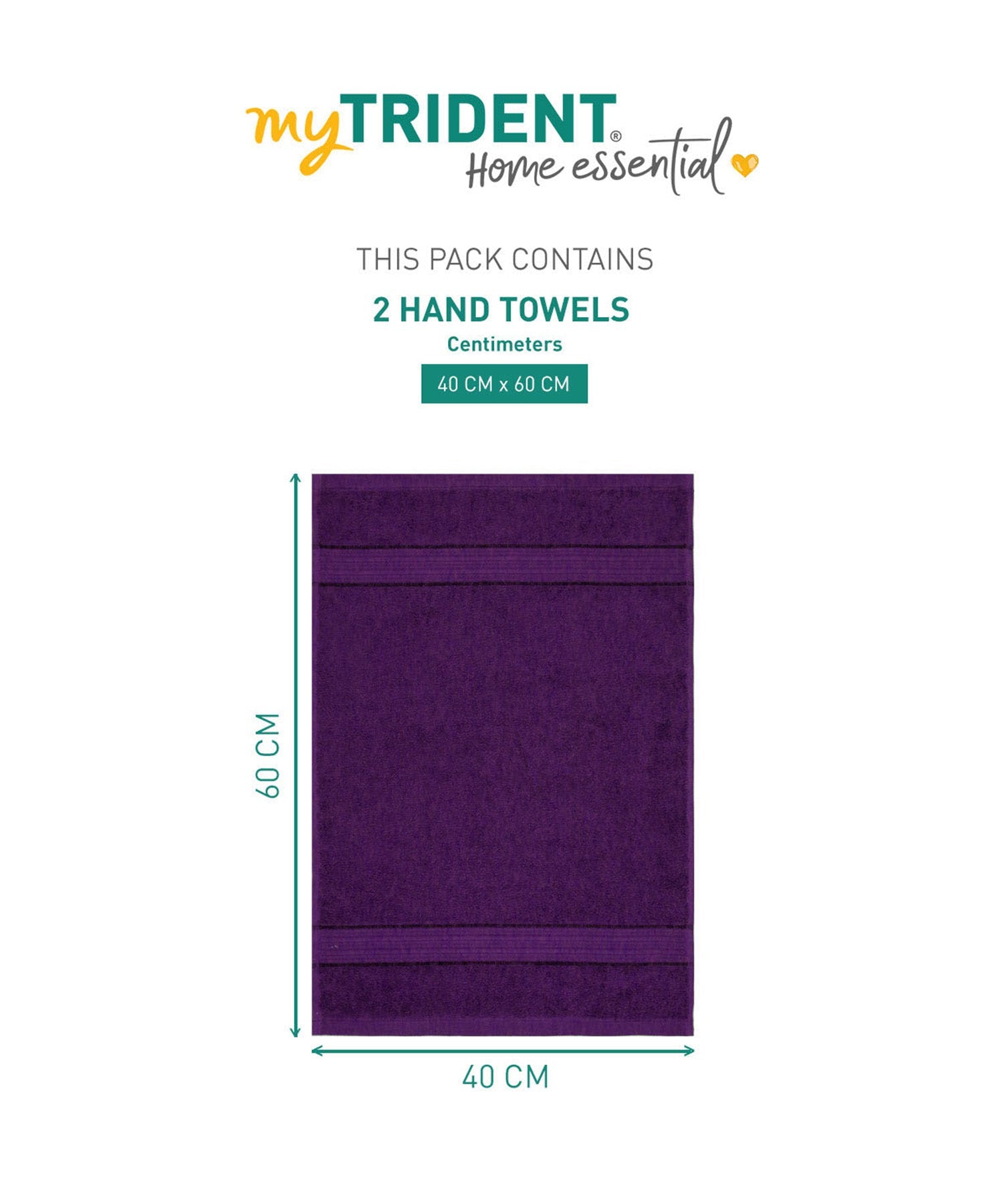 Home Essential Hand Towel,Royal Purple