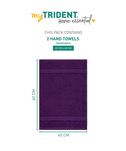 Home Essential Hand Towel,Royal Purple