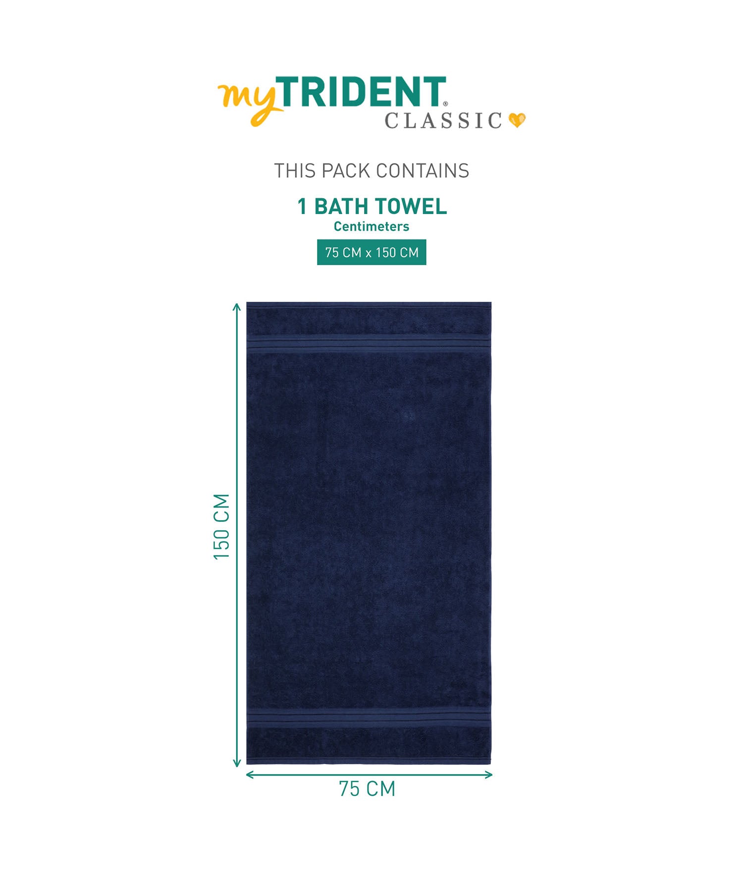 1Pc Bath Towel