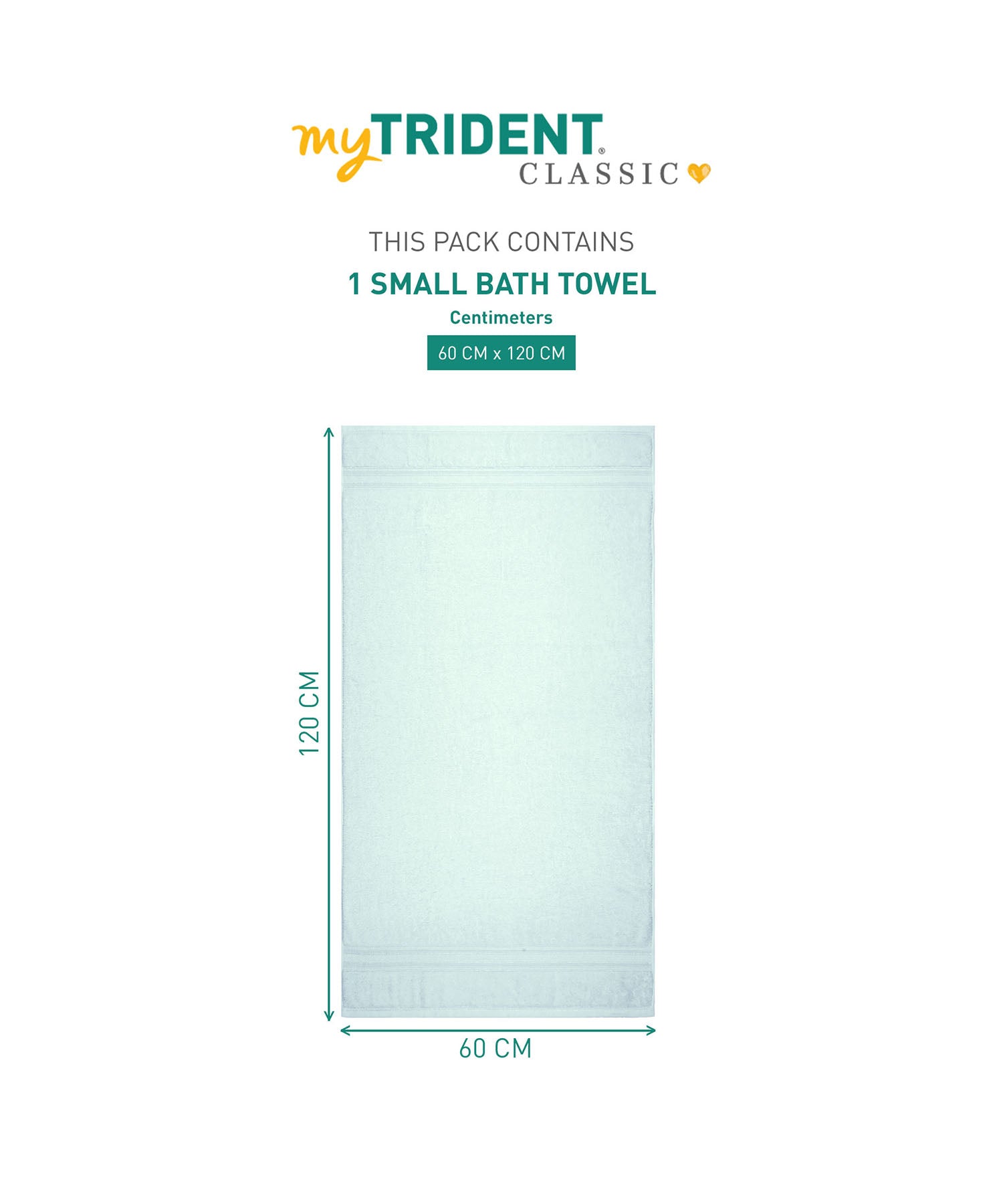 1Pc Small Bath Towel