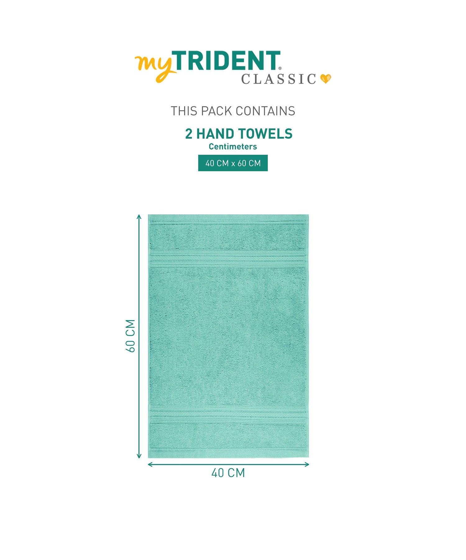 2Pc Hand Towel Set