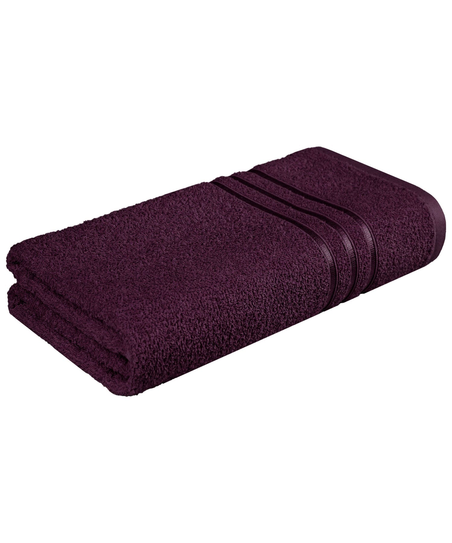 COMFORT LIVING TOWELS,100% Cotton,Quicky Dry,Light Weight, BLACK CURRANT