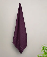 Comfort Living 1Pc Bath Towel|400 GSM| Quickly Dry, Black Currant