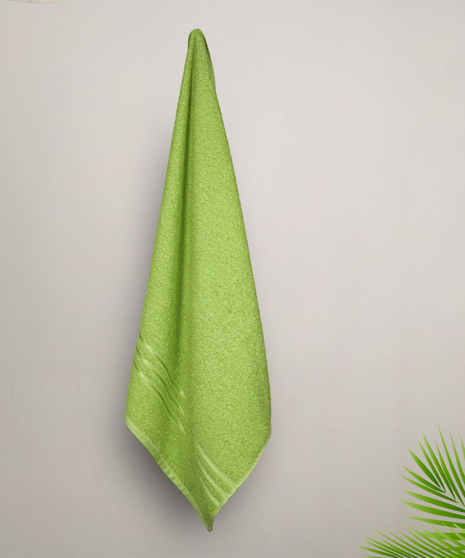 COMFORT LIVING TOWELS,100% Cotton,Quicky Dry,Light Weight, LIME GREEN