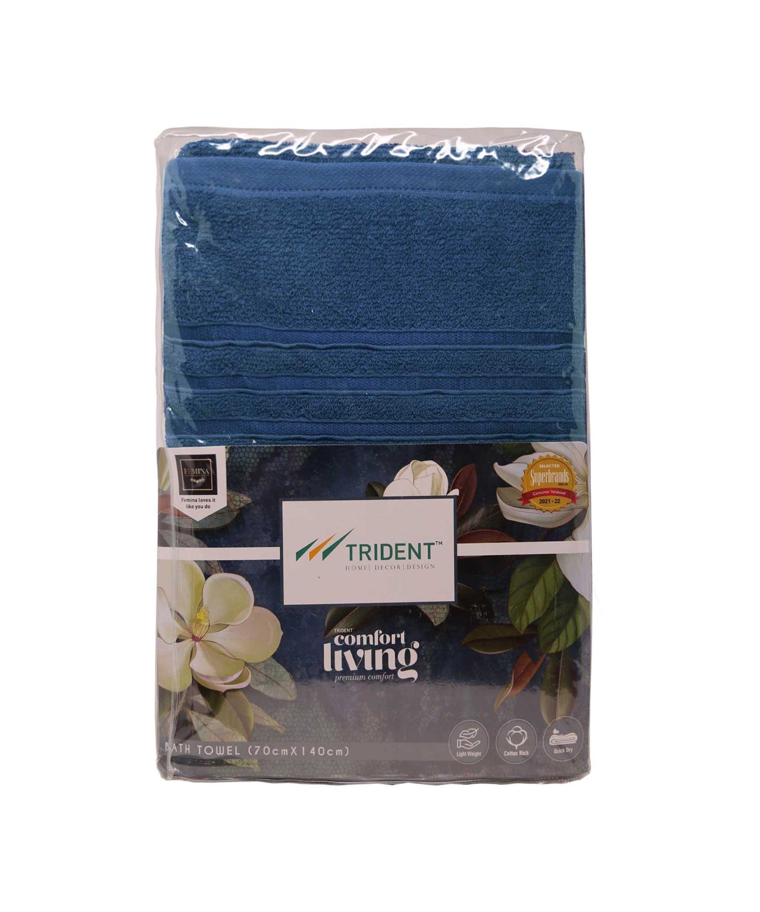 COMFORT LIVING TOWELS,100% Cotton,Quicky Dry,Light Weight, NEW NAVY