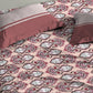 Urban Comfort Delicate Blush Single Bedsheet With 1 Pillow Cover, 144TC, 100% Cotton, Multicolor